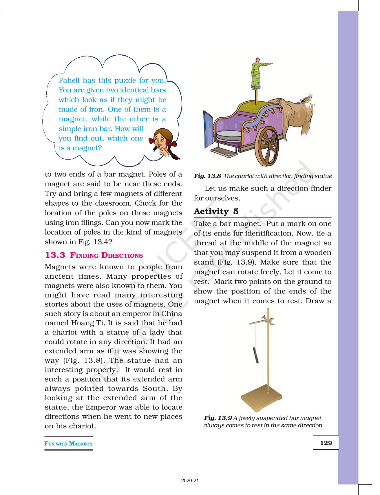 Fun With Magnets - NCERT Book Of Class 6 Science